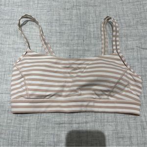 Lululemon striped sports bra, size 8, orig $48